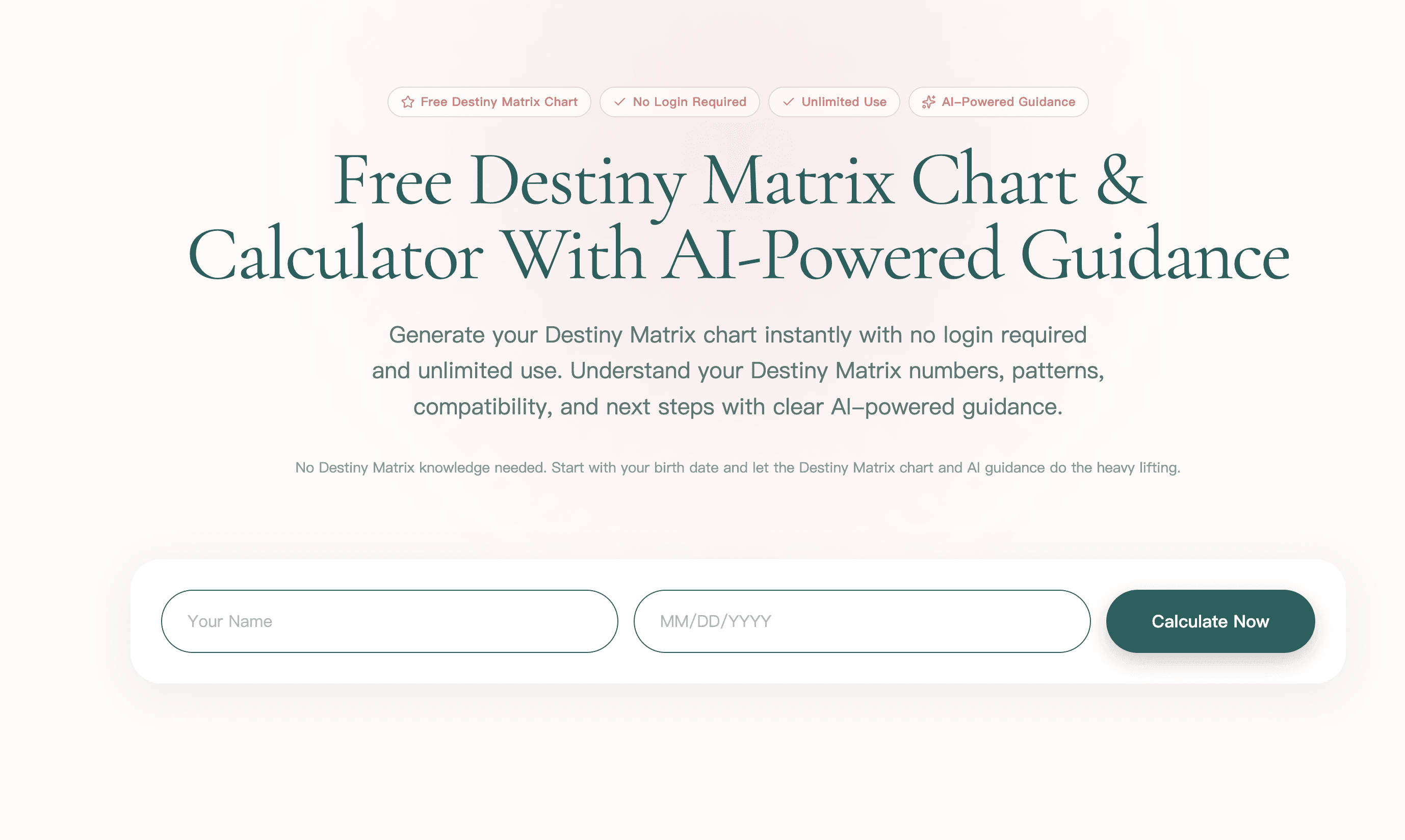 Destiny Matrix